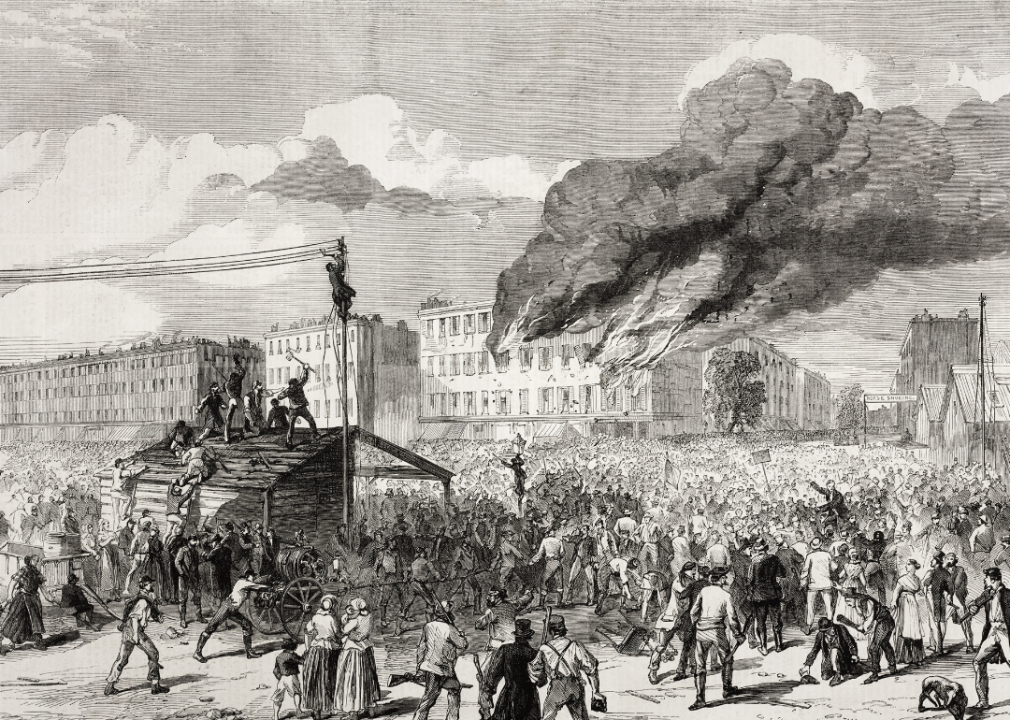 1863: New York City draft riots